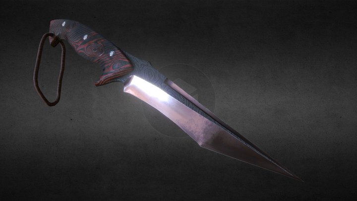 Tiger Knife Final 3D Model