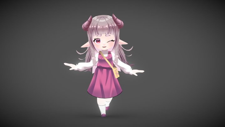 Nacha 3Dモデル ver 1.01 3D Model