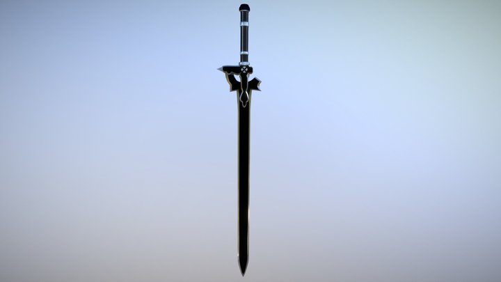 Elucidator - Kirito's Sword of Sword  Art Online 3D Model