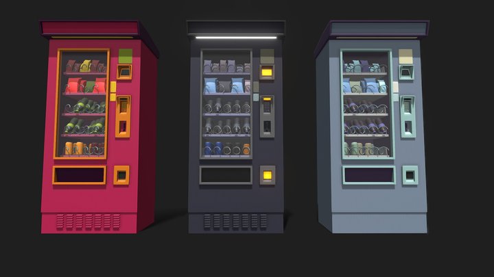 Vending machine 3D Model