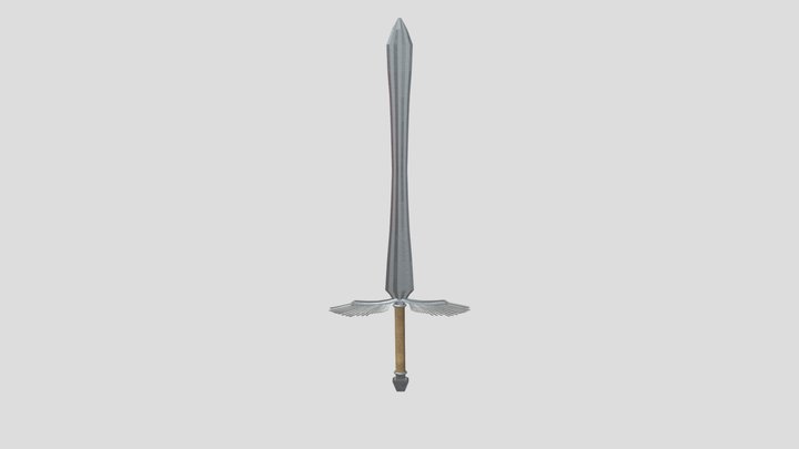 Winged Sword 3D Model