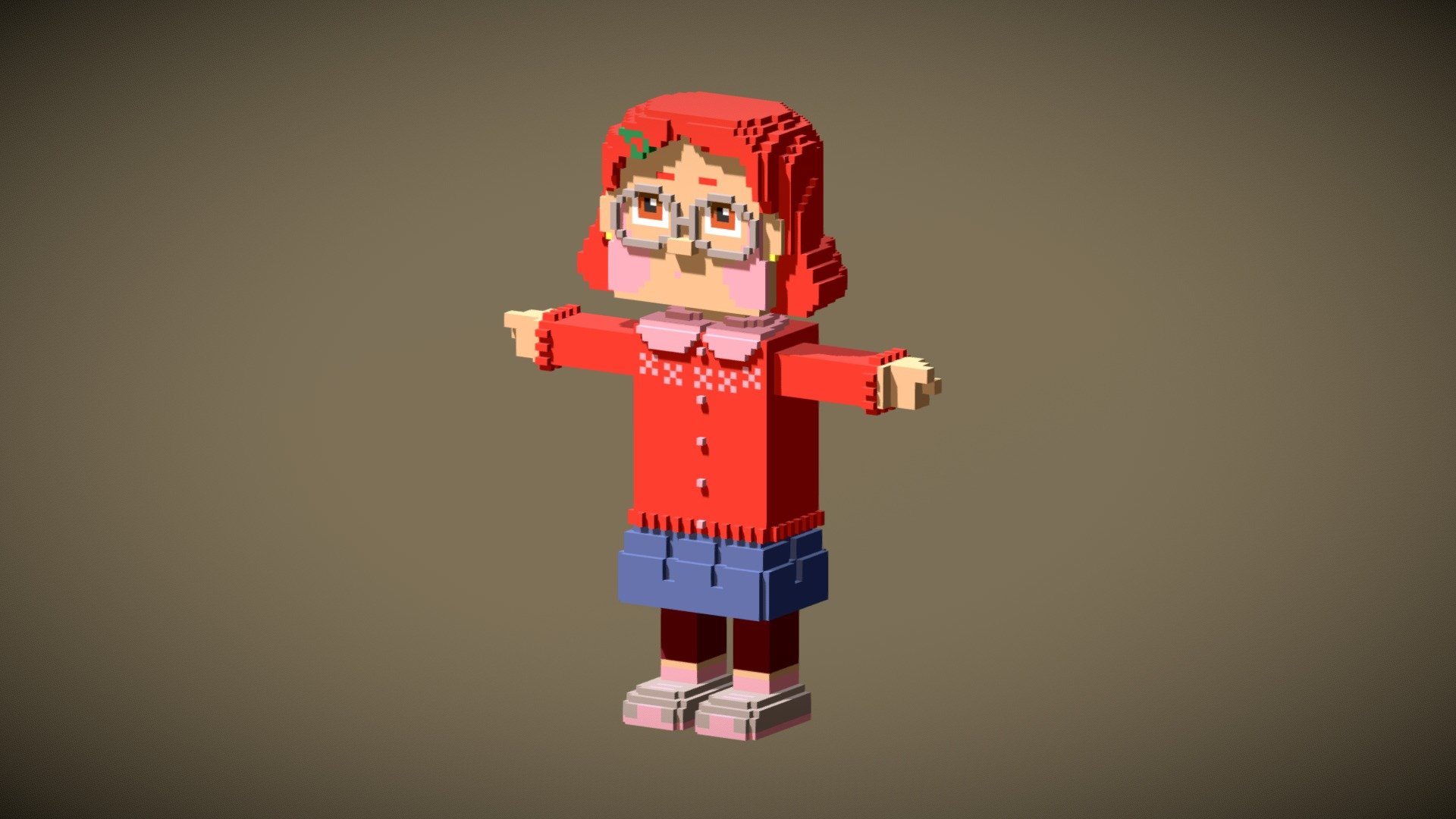 Mei Lee Character Voxel Turning Red - Download Free 3D model by Sora  (@dualityart) [c1feeb8]