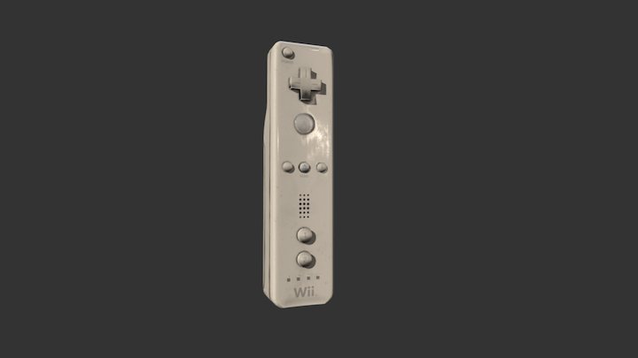 Nintendo Wii Remote 3D Model