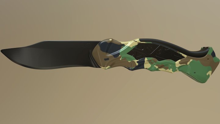Svartetrollen (Original Knife Design) 3D Model