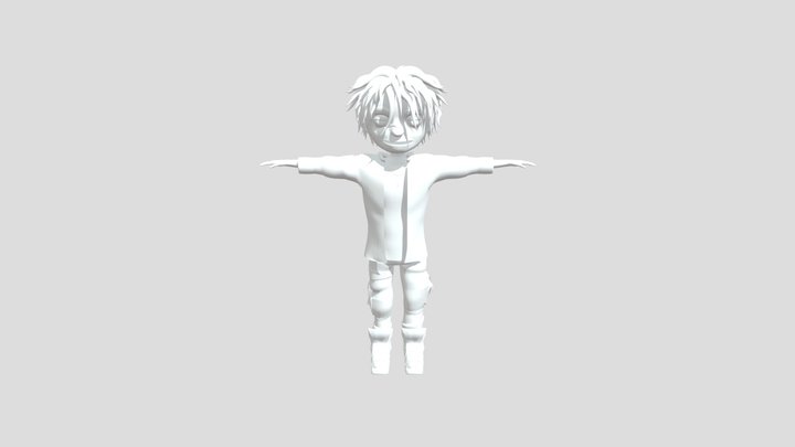 anzu_personaje_obj 3D Model