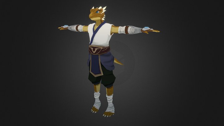 Lizard_Character 3D Model