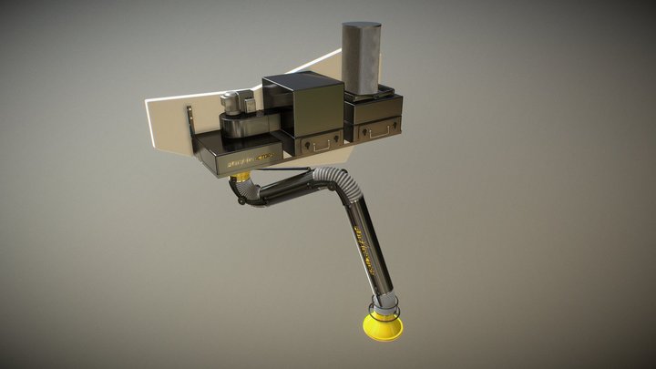 Wall Mounted_Long_Filter 3D Model