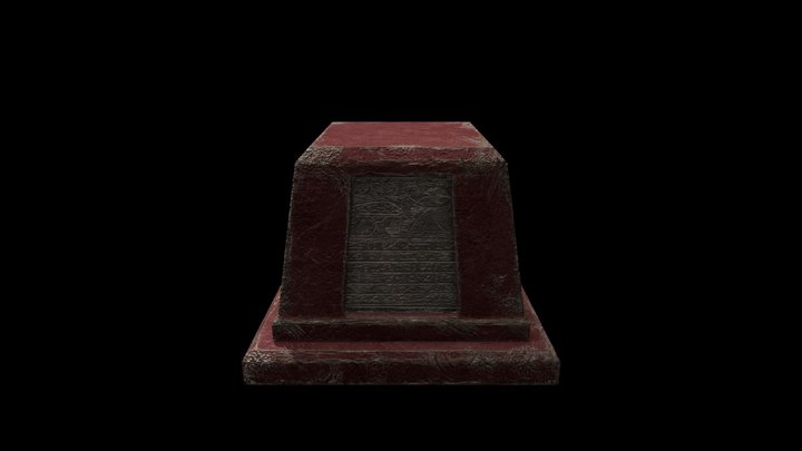 Brazier Base Low Poly 001 3D Model