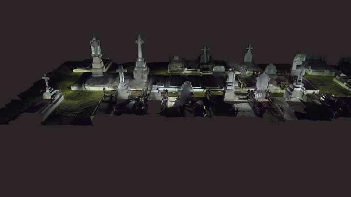 Albury Cemetery 3D Model