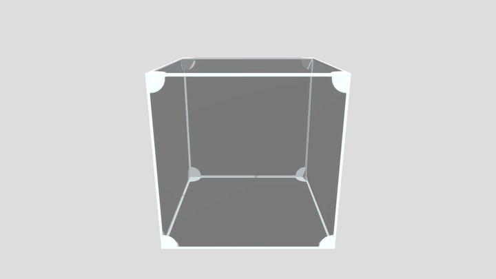Transparent Cube 3D Model