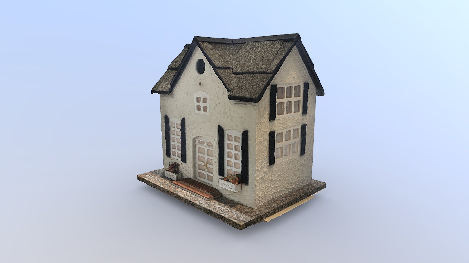 Miniature house (photogrammetry scan)