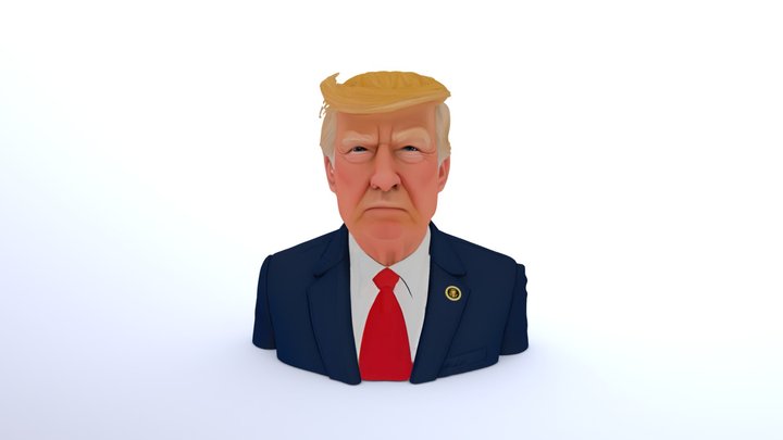 Donald J Trump 3D Model