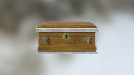 Medieval Chest Model 3D Model