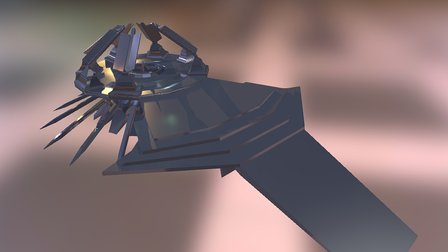Platform For Spaceship 3D Model