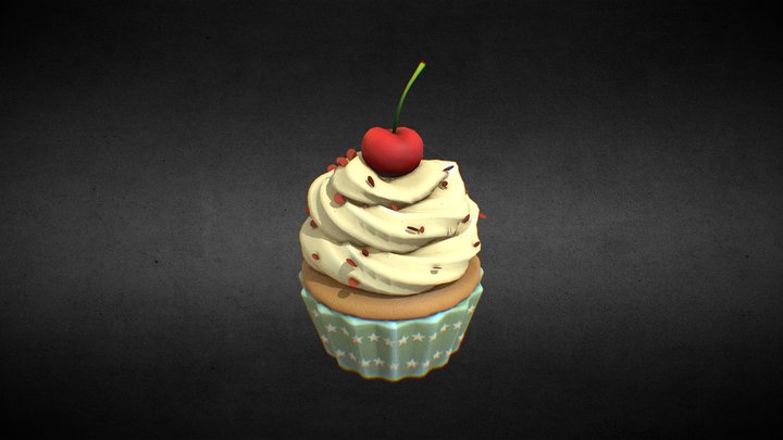 Cupcake 3D Model