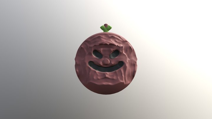 Evil Apple 3D Model