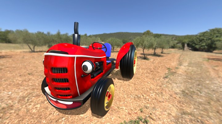 tractor 3D Model