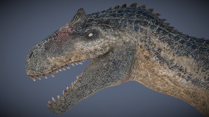 Jurassic World Blind Allosaurus – Kostenloses 3D-Modell STL