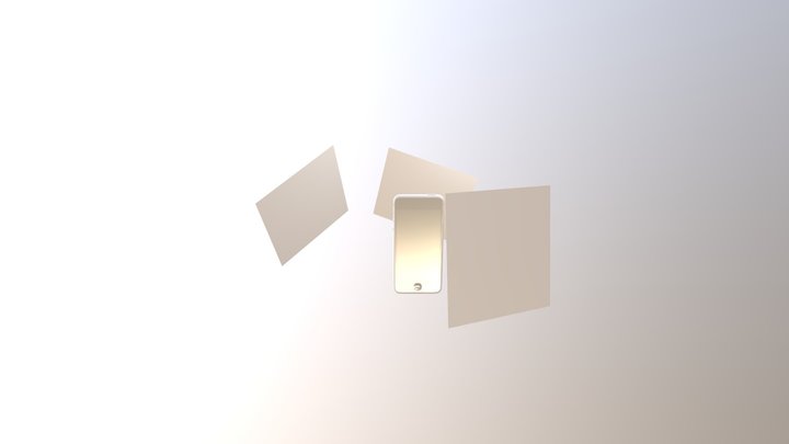 finished iphone 3D Model