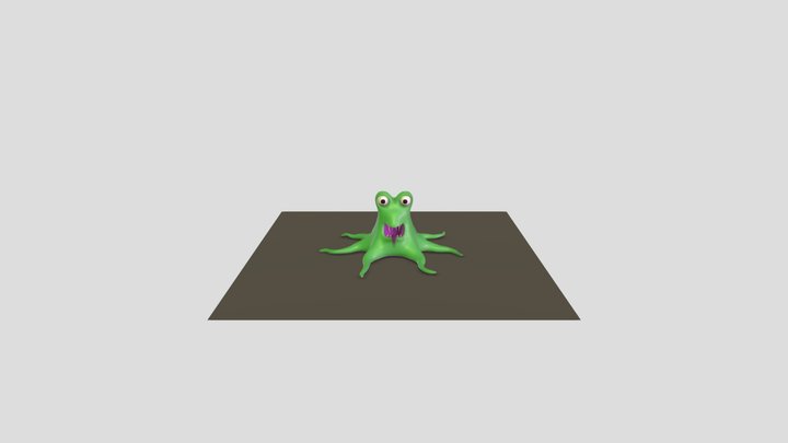 Alien Sculpt 3D Model