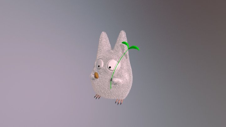 Chibi Totoro (Petit) 3D Model