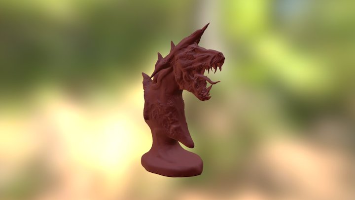 Dragon Bust - Grave Keeper 3D Model