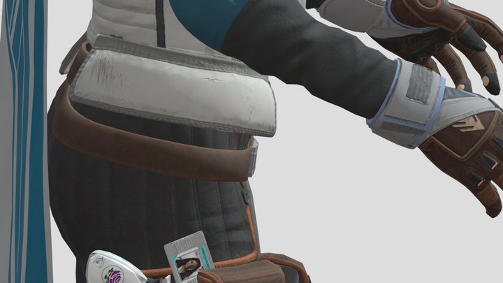 Ana Bray (rigged by BUNGIE) 3D Model