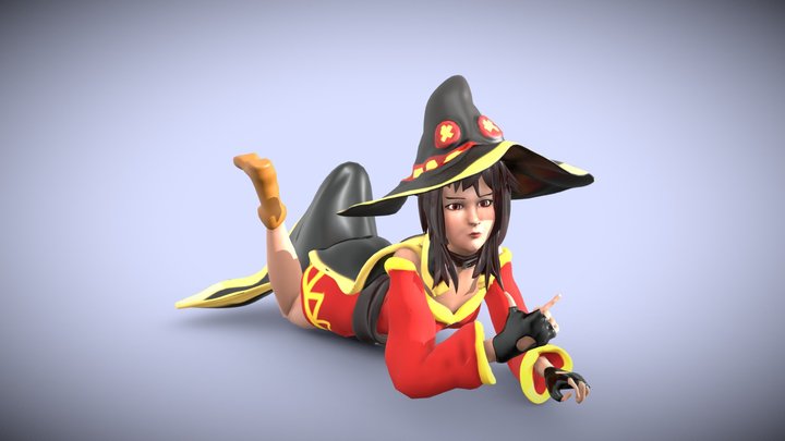 Megumin Konosuba 3D Model