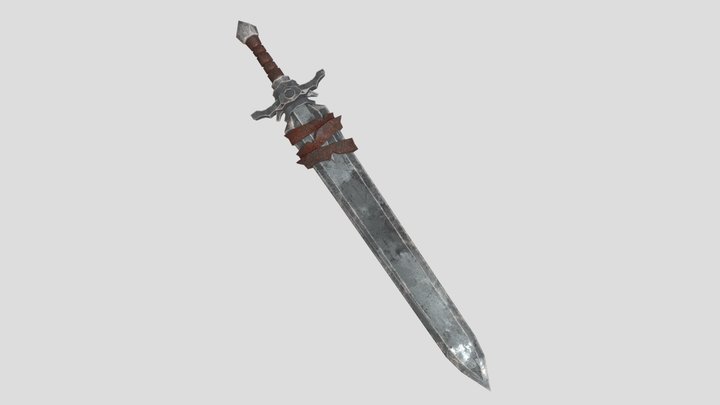 Sword_ Two Handed_04 3D Model
