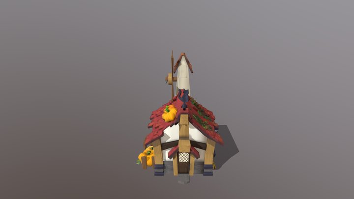 3DM-Pumpkin, Farmer’s house 3D Model