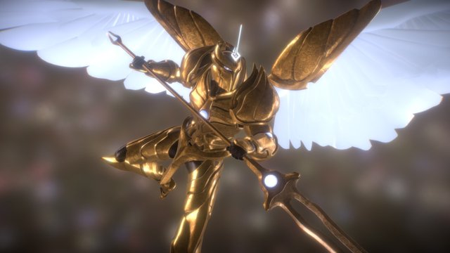 Archangel Ezekiel 3D Model