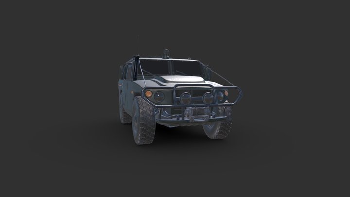 GAZ Tiger 3D Model