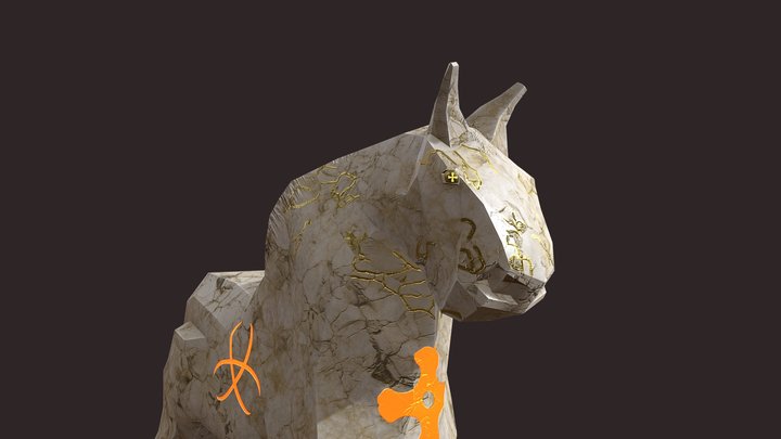 Caballo blanco del Apocalipsis 3D Model