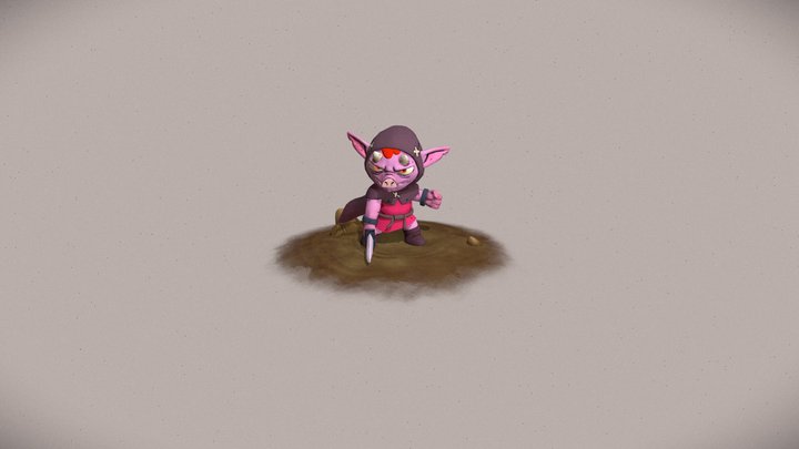 Smol Orc 3D Model