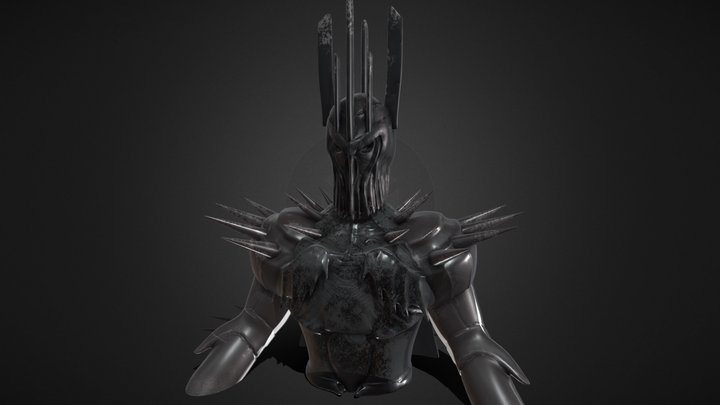 Dark Lord Sauron - Lord of the Rings 3D Model