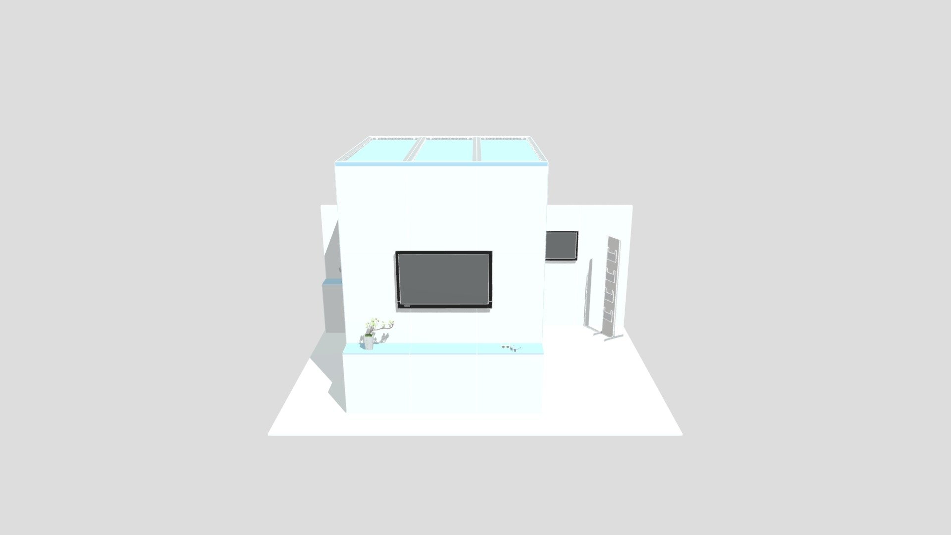 Stand 6x4 design 8 - 3D model by rcgroupe [c20f985] - Sketchfab