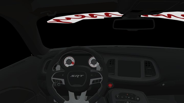 2018-dodge-challenger-srt-demon-hpe1200 3D Model