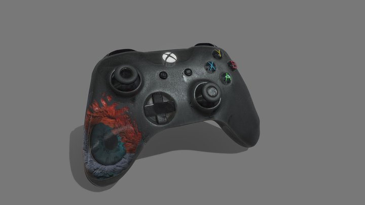 3D Xbox Game Pad 3D Model