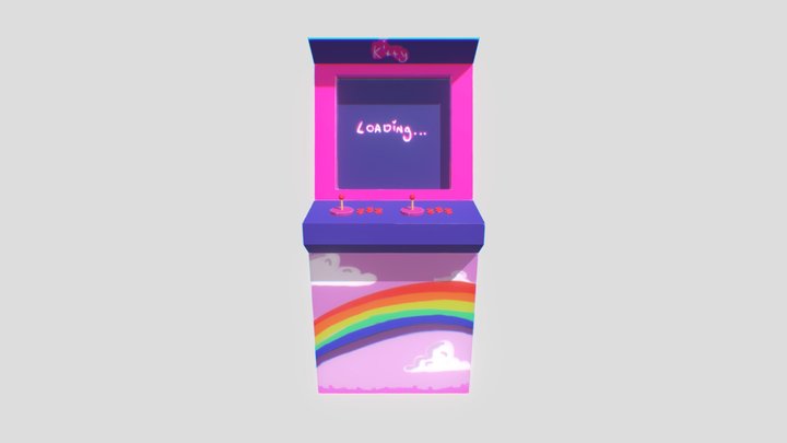 Rainbow arcade 3D Model