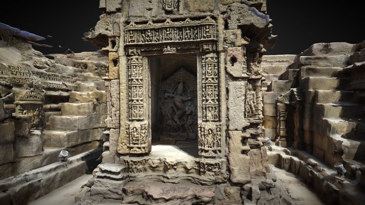Sun Temple of Modhera, Gujarat. detail 3D Model