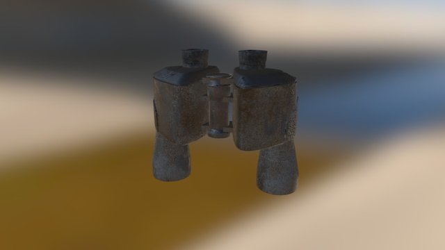Binoculars - Post Apocalyptic 3D Model