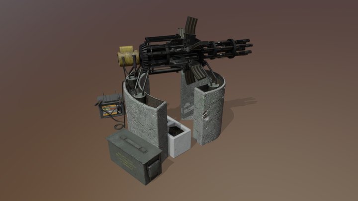 Scrap Gatling Gun