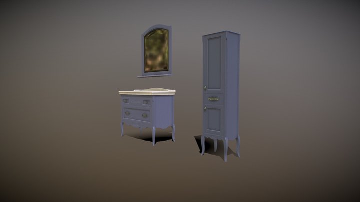 bathroom furniture 3D Model