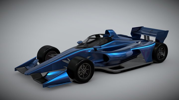Indycar Road Version 3D Model