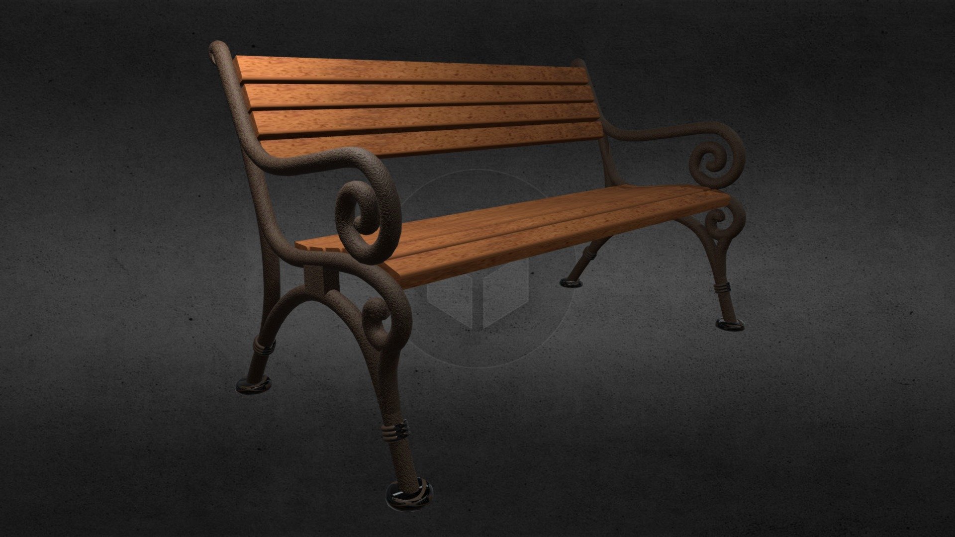 Cemetery Bench