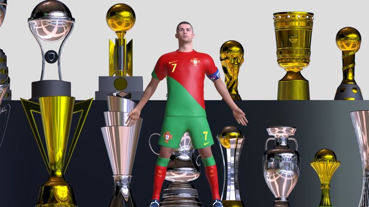 Cristiano Ronaldo 3D Model
