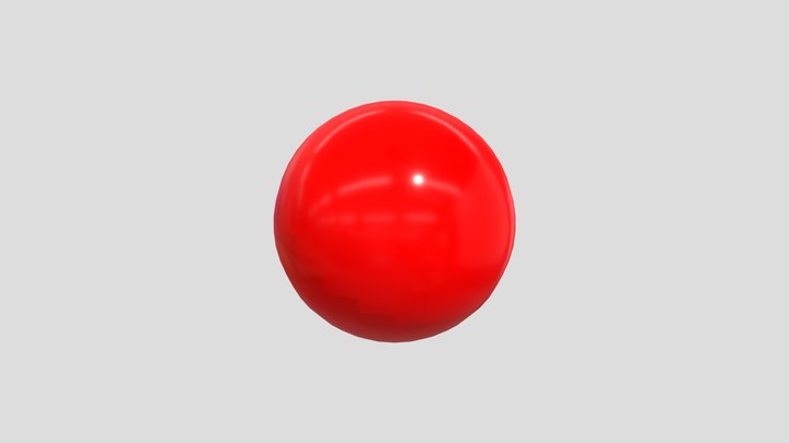 Red Sphere2 3D Model