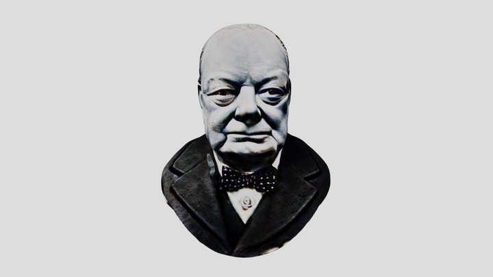 The Rt Hon. Sir Winston Churchill – Modelo 3D gratuito STL