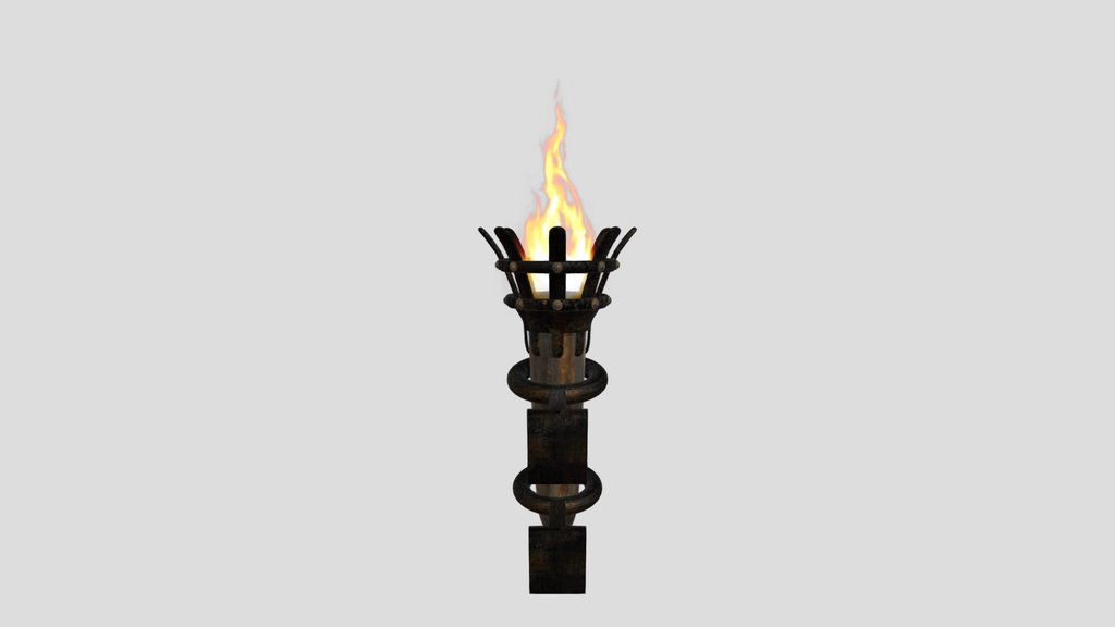 Torch_ On_ Wall