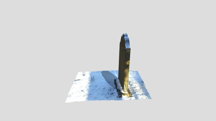 Blanchland gravestone 3D Model